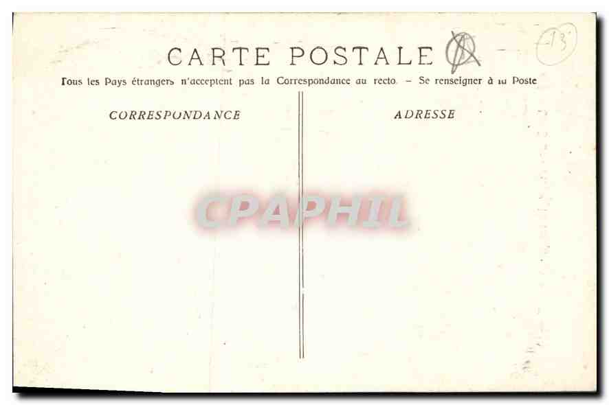 CPA Les Baux Croisee Historique (Ancien Temple) — Verso