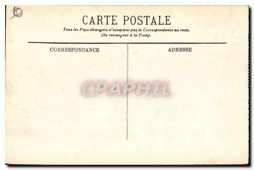 CPA Marseille Arc de Triomphe et Place d'Aix — Rückseite