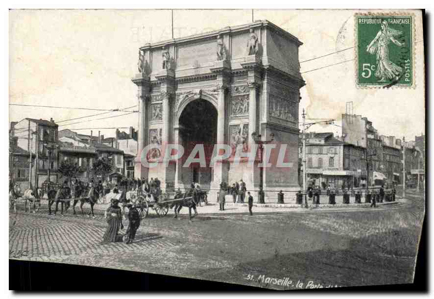 CPA Marseille La porte d'Aix