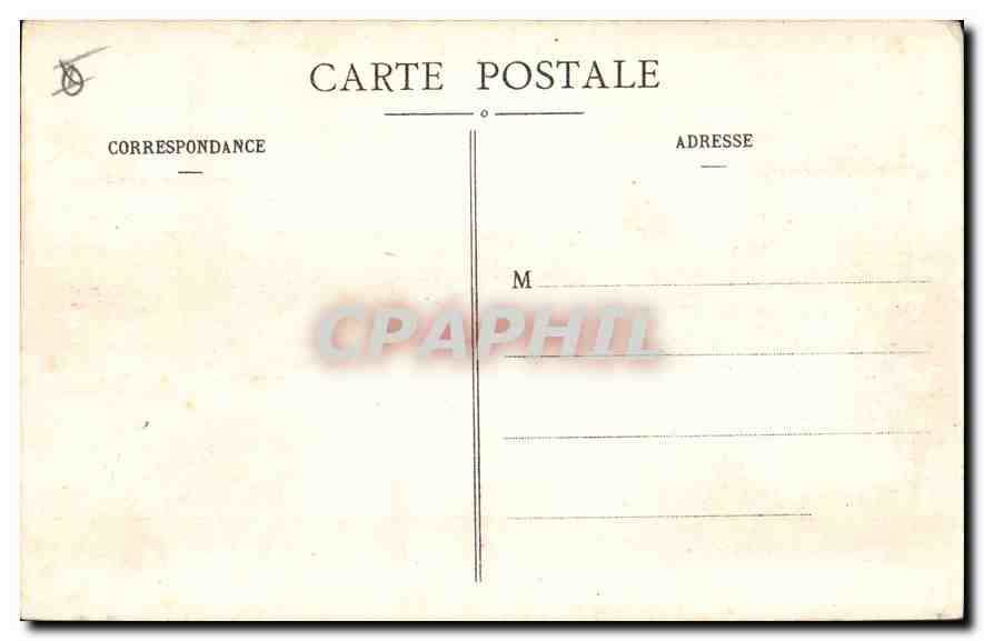 CPA Marseille la Porte d'Aix — Rückseite