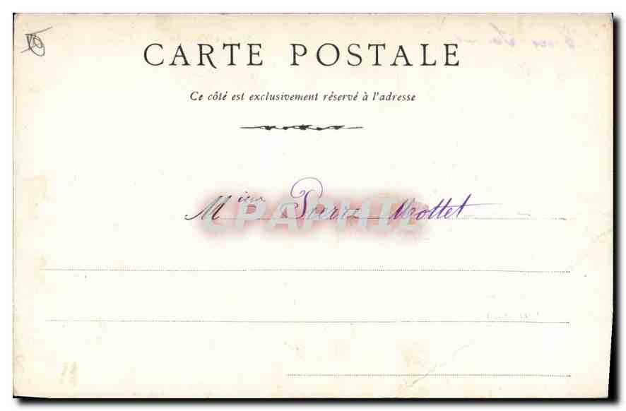 CPA Marseille Porte d'Aix  — Rückseite