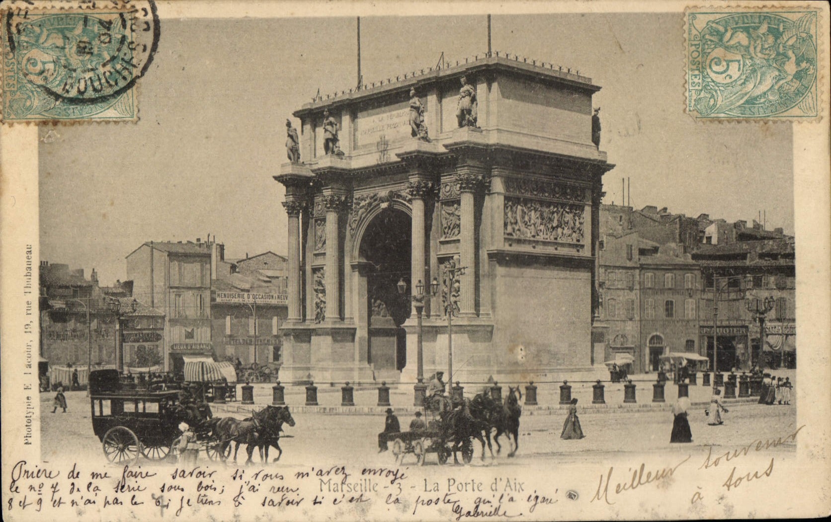 CPA Marseille La Porte d'Aix 