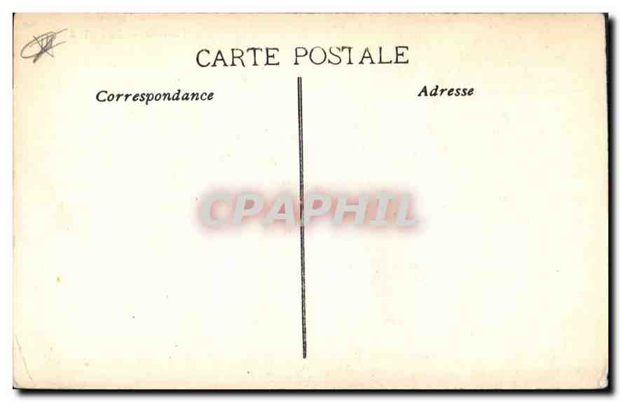 CPA Marseille La Porte d'Aix  — Rückseite