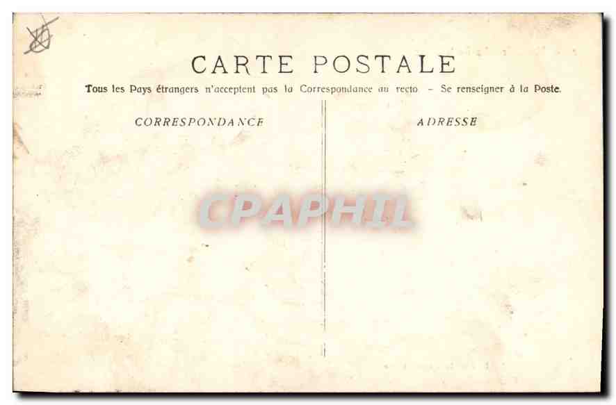 CPA Marseille La Porte d'Aix  — Rückseite
