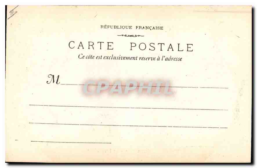 CPA Marseille La Porte d'Aix  — Rückseite