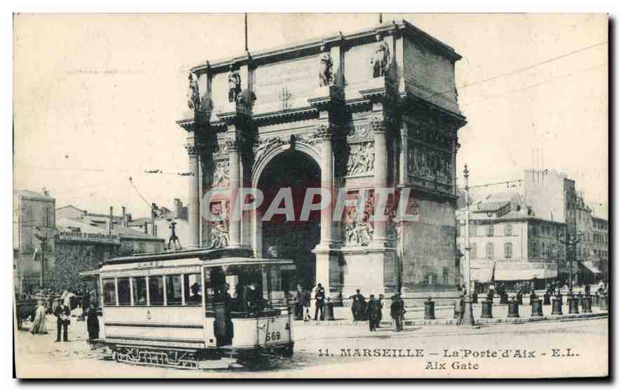 CPA Marseille La Porte d'Aix Tramway