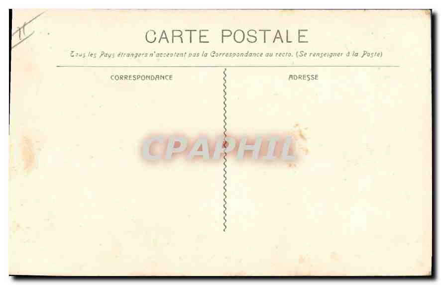 CPA Marseille L'Arc de Triomphe Vetements Dromel Neveu Rue de Rome — Rückseite