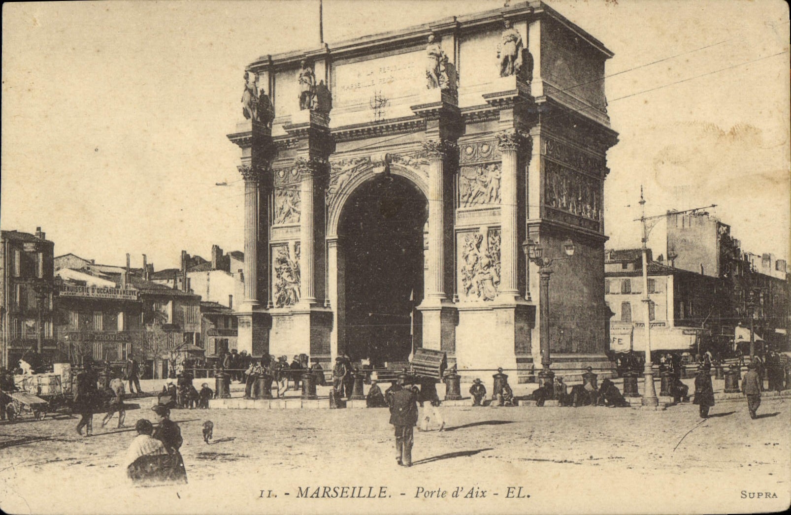 Marseille — Porte d'Aix — Éditeur EL. (Supra)