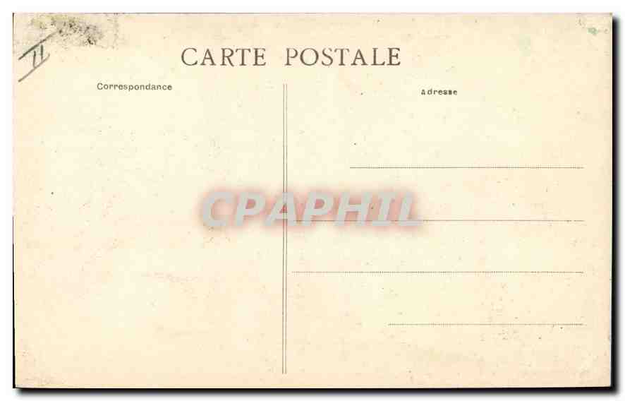 CPA Marseille La Porte d'Aix Tramway — Rückseite
