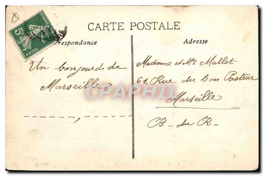 Marseille — La Porte d'Aix — PB — Rückseite