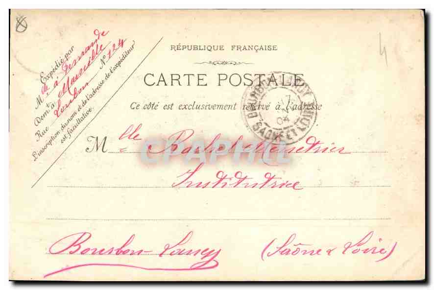 CPA Marseille La Porte d'Aix  — Rückseite