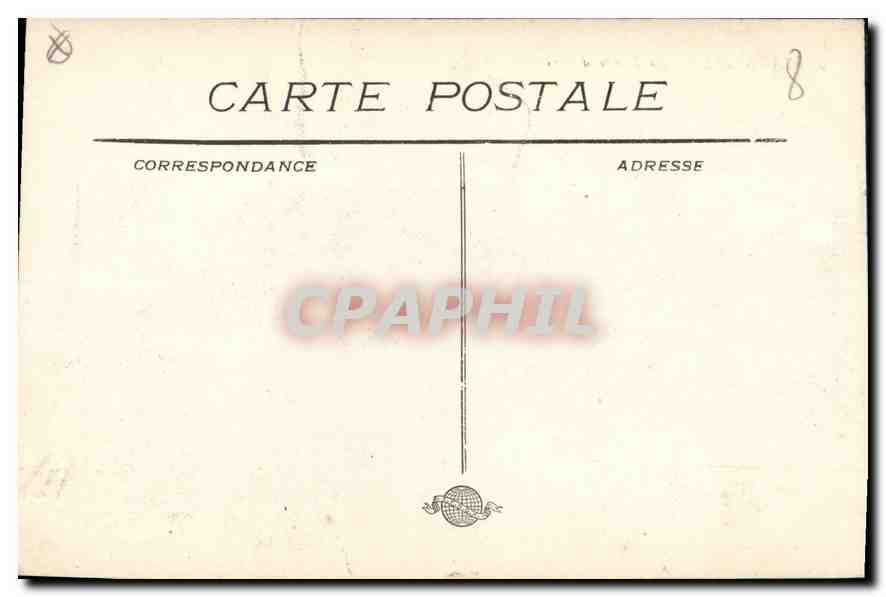 CPA Marseille La Porte d'Aix  — Verso