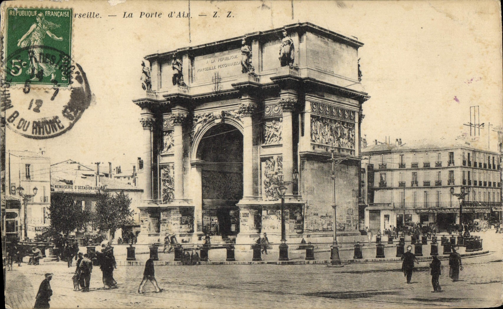 Marseille — La Porte d'Aix — Z. Z.