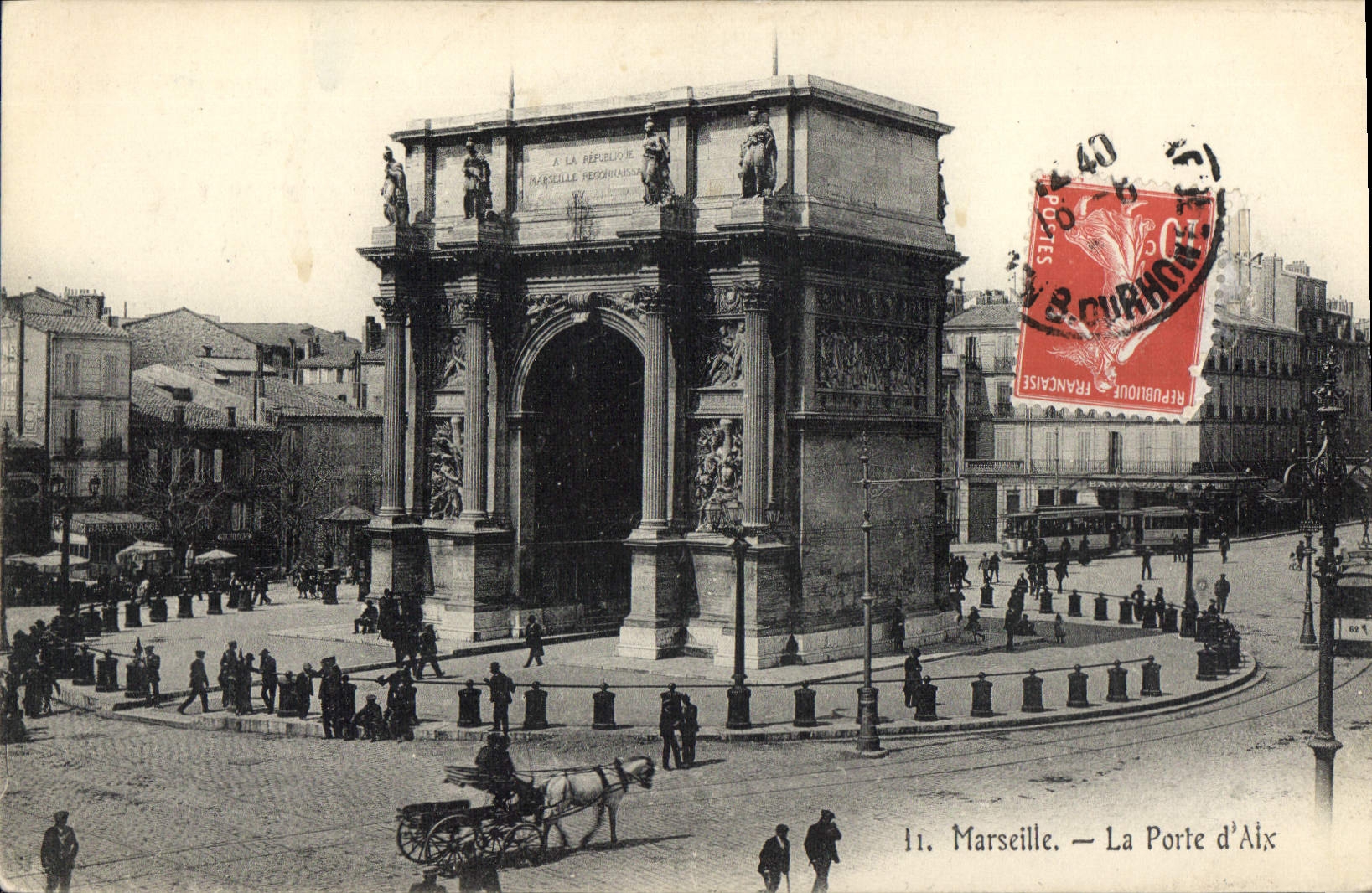 Marseille — La Porte d'Aix — éditeur non identifié, n° de série 11