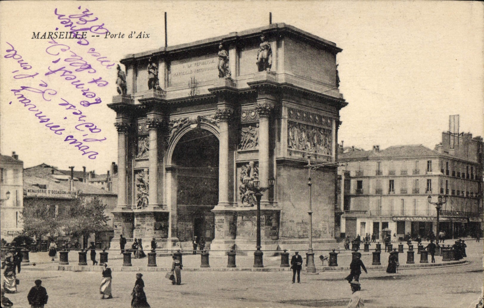 MARSEILLE — Porte d'Aix — éditeur non identifié, n° de série non visible