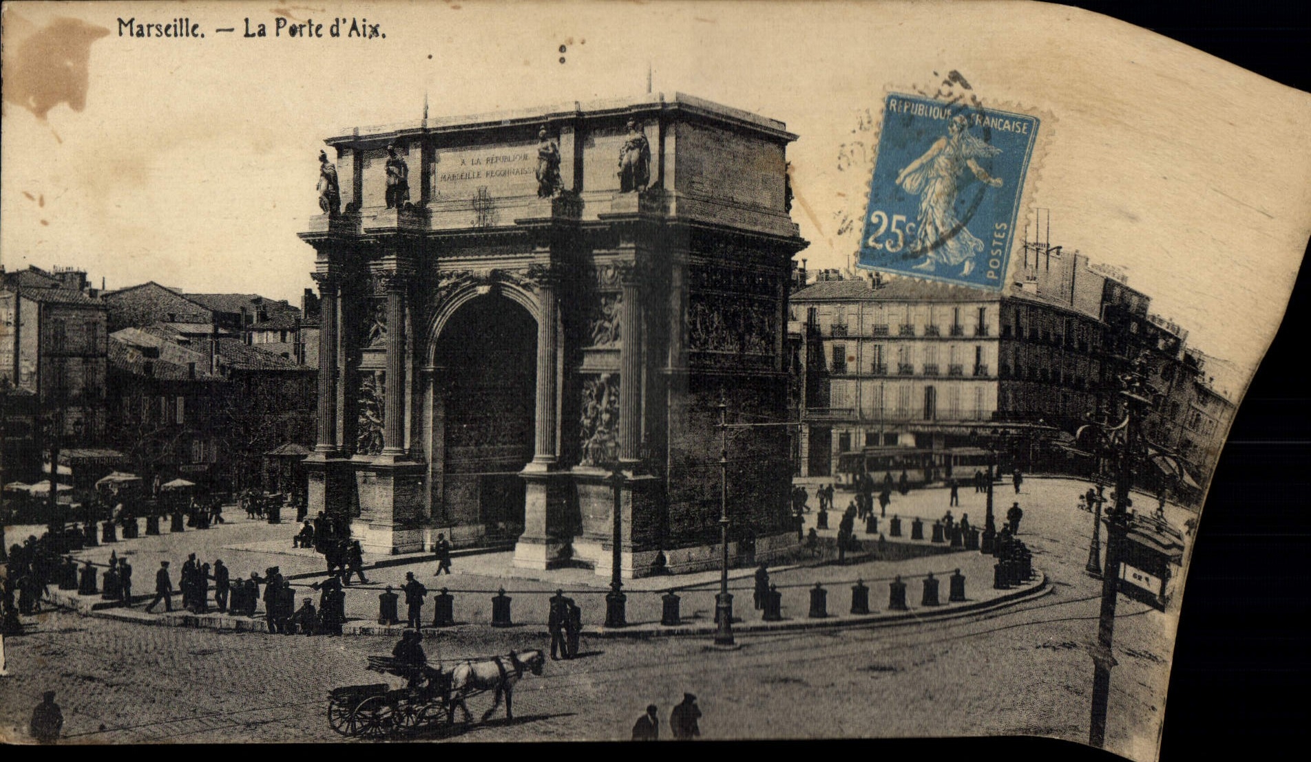 Marseille — La Porte d'Aix — Éditeur inconnu, n° de série non visible