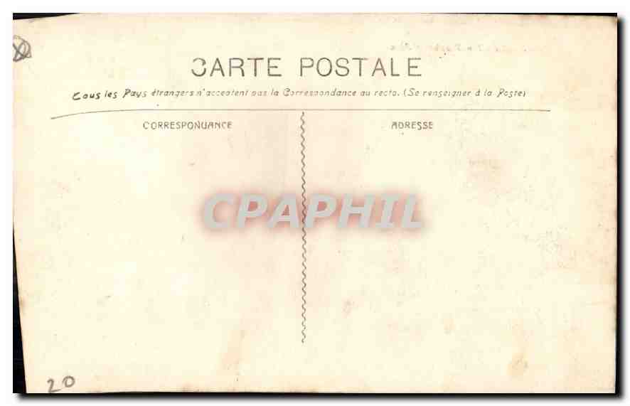 CPA Marseille La Porte d'Aix  — Rückseite