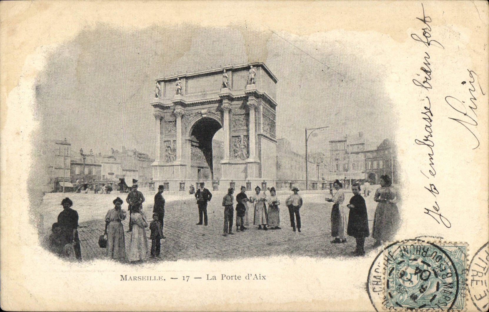 Marseille — La Porte d'Aix — éditeur Charron