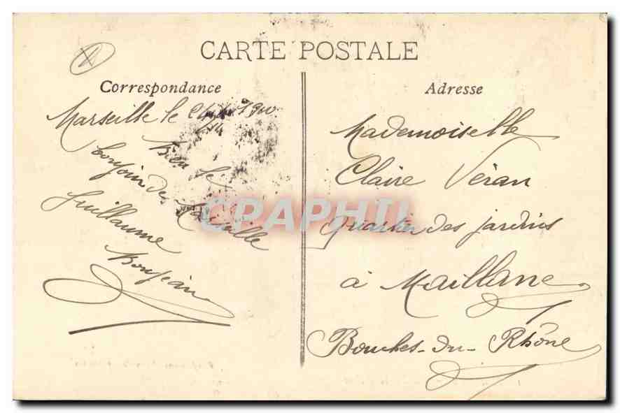Marseille — La Porte d'Aix — Édition des Nouvelles Galeries — Rückseite