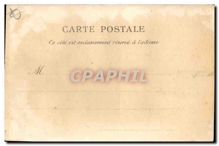 CPA Marseille La Porte d'Aix  — Rückseite