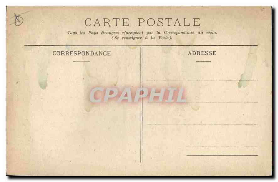 CPA Marseille Arc de Triomphe  — Rückseite