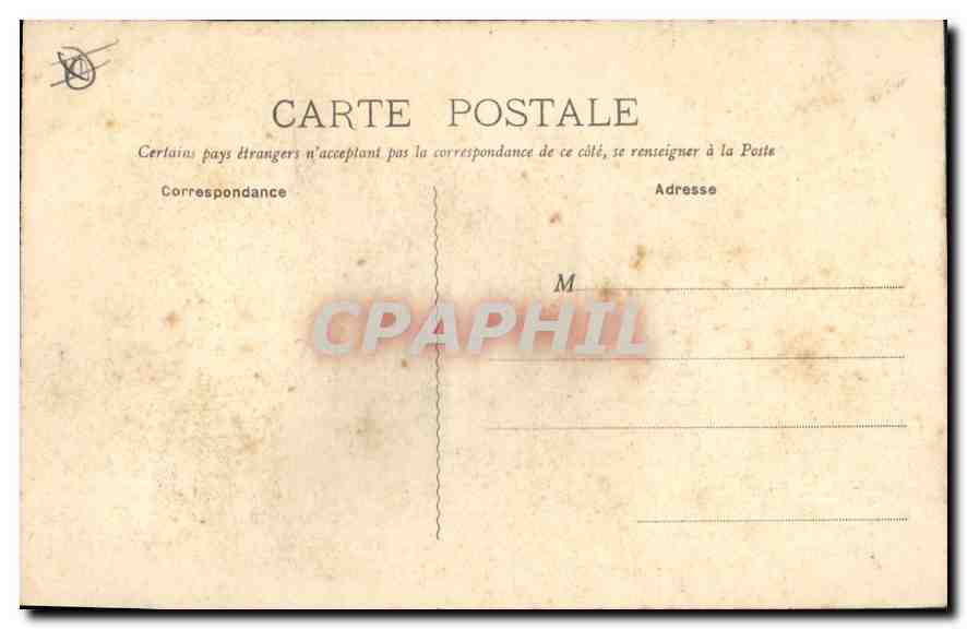 CPA Marseille Porte d'Aix  — Rückseite