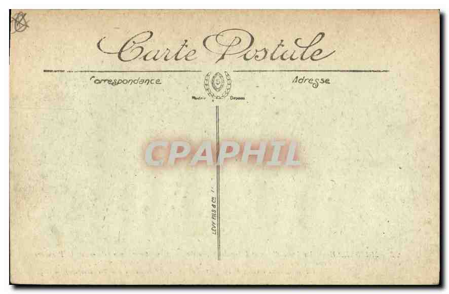 CPA Marseille La Place d'Aix et l'Arc de Triomphe  — Rückseite