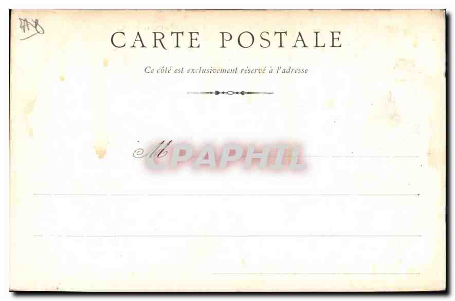 CPA Marseille Porte d'Aix  — Rückseite