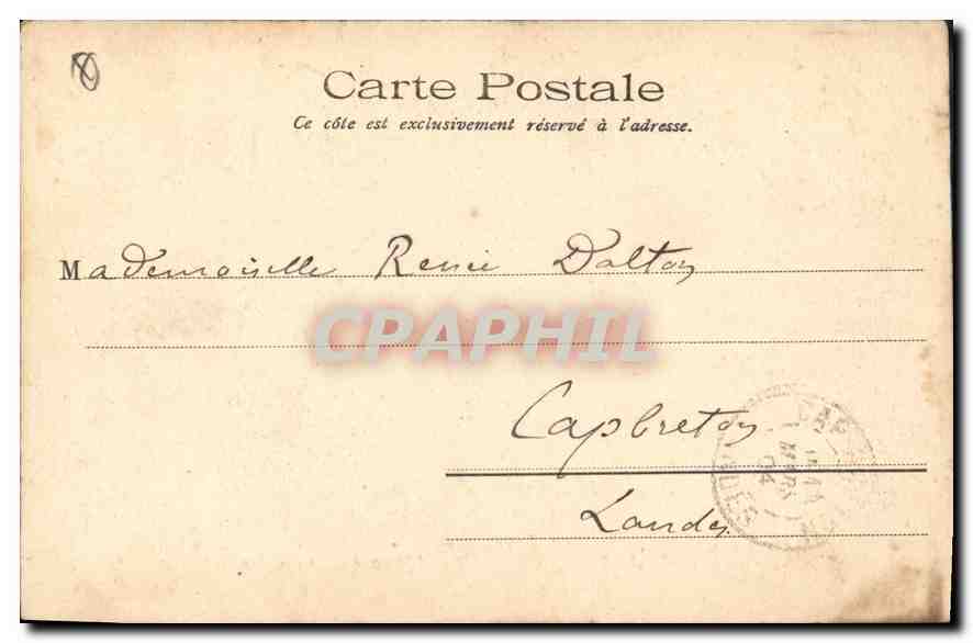 CPA Marseille L'Arc de Triomphe  — Rückseite