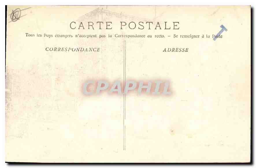CPA Marseille La Porte d'Aix  — Rückseite