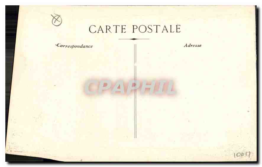 CPA Marseille La Porte d'Aix  — Rückseite