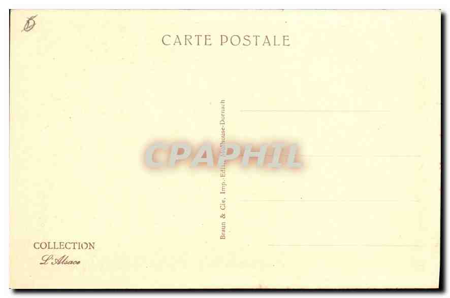 CPA Obernai Vieux Puits 1579 Et L'Hotel de Ville  — Rückseite
