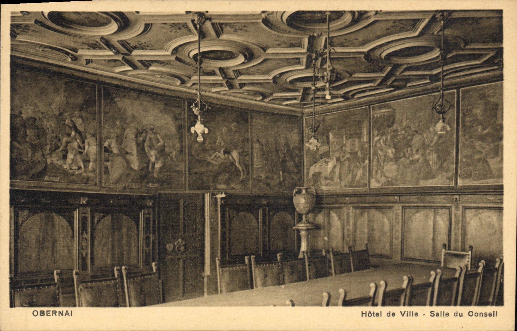CPA Obernai Hotel de Ville Salle du Conseil 