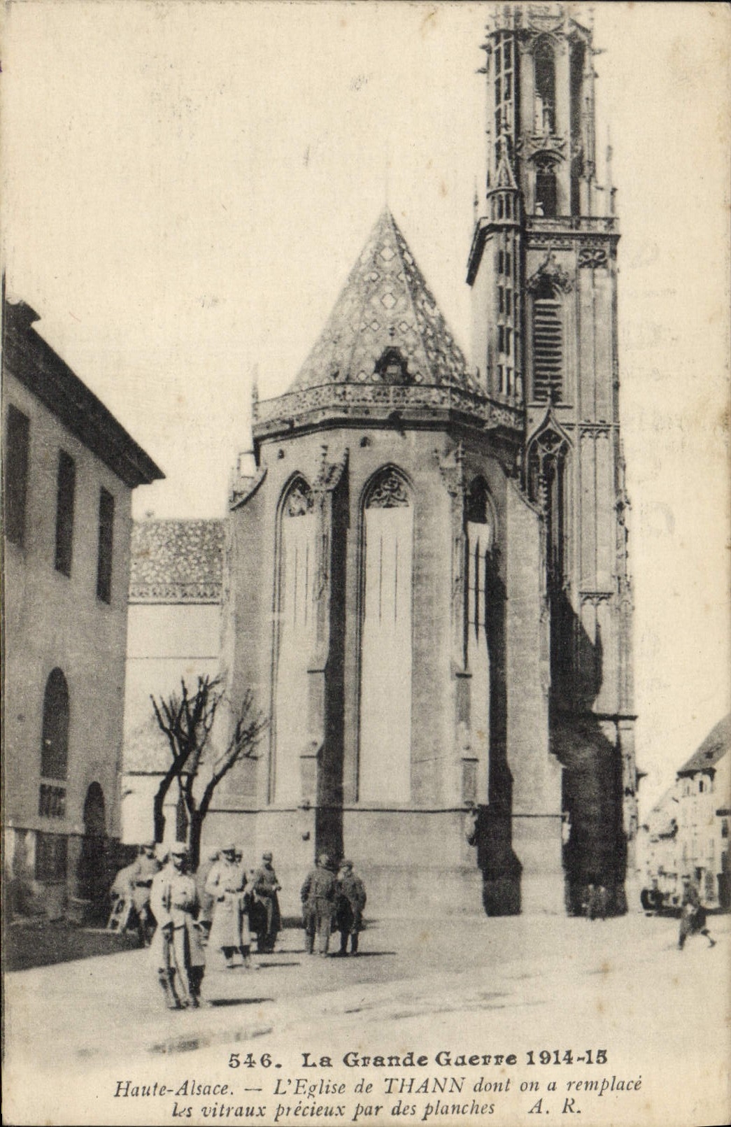 L'Église de Thann — Haute-Alsace — La Grande Guerre 1914-15