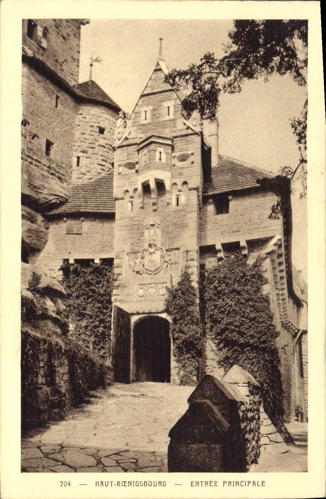 CPA Haut Koegnisboourg Entree Principale 
