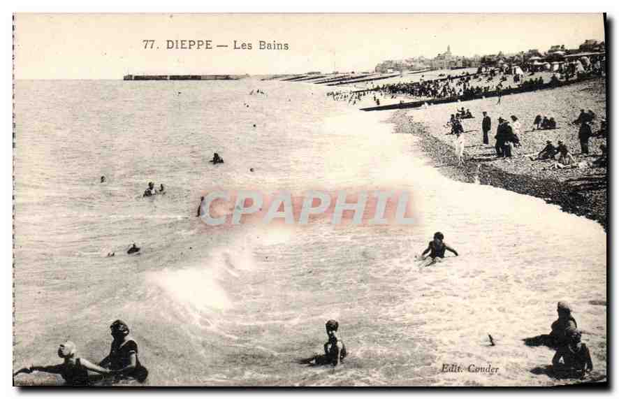 CPA Dieppe Les Bains 