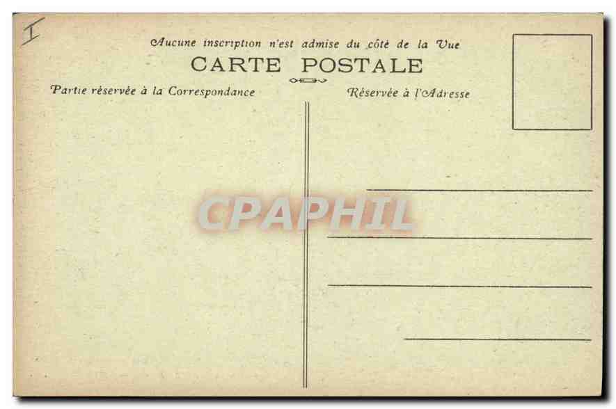 CPA Biarritz Le Phare  — Rückseite