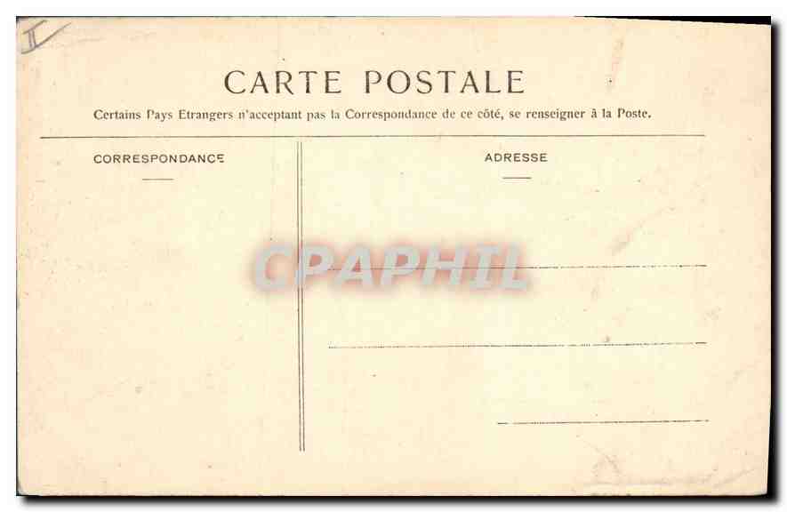 CPA Biarritz Le Port des Pecheurs  — Rückseite