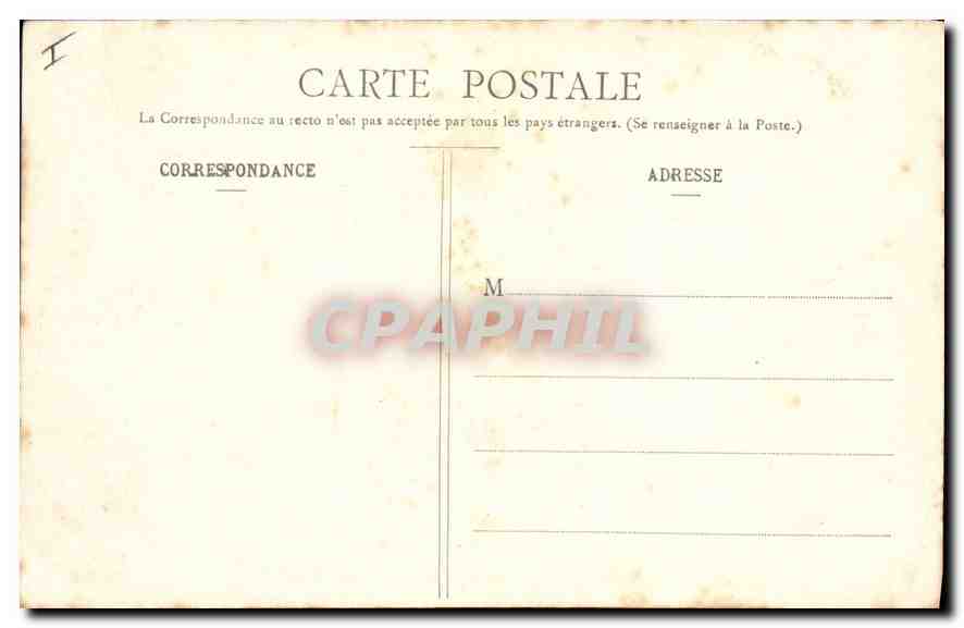 CPA Biarritz Artistique Le Rocher du Basta et la Point de la Cafetiere  — Rückseite