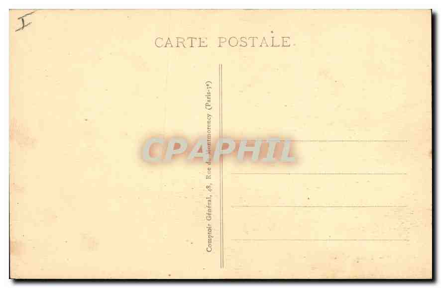 CPA Biarritz Une Vue sur la Cote des Basques  — Rückseite
