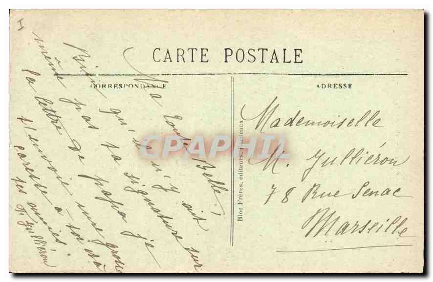 CPA Biarritz Cote Basque  — Verso