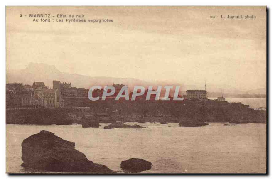 CPA Biarritz Effet de Nult 