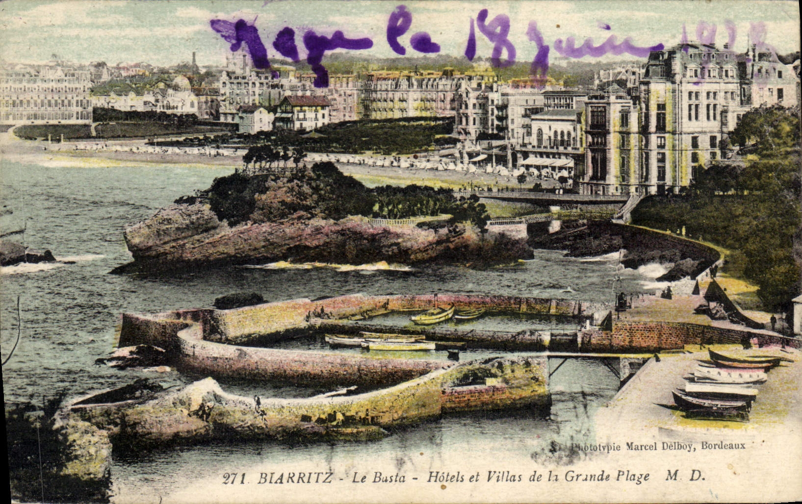 CPA Biarritz Le Basta Hotels et Villas de la Grande Plage 