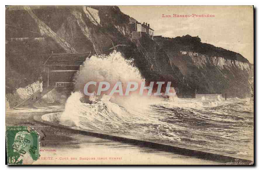 CPA Biarritz Cote des Basques 