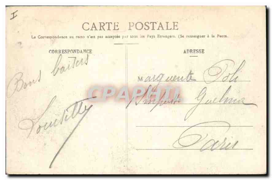 Boulogne-sur-Mer — Pleine Mer - Effet de Vague — L. D., B., 656 — Verso
