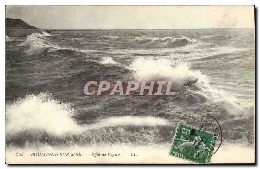 Boulogne-sur-Mer — Effet de Vagues — LL. n°355