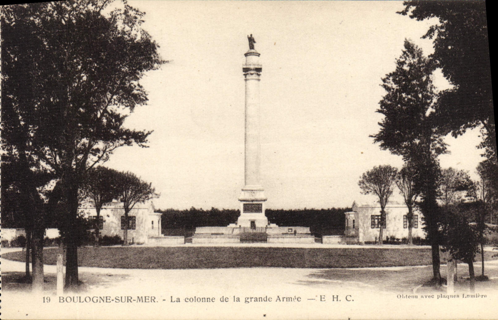 Boulogne-sur-Mer — La colonne de la grande Armée — E.H.C.
