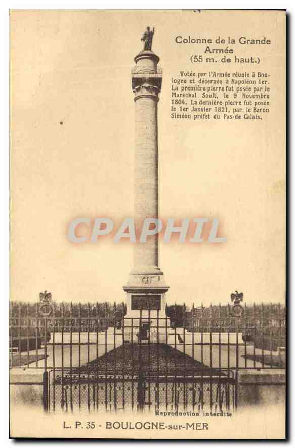 Colonne de la Grande Armée — Boulogne-sur-Mer — L. P. 35