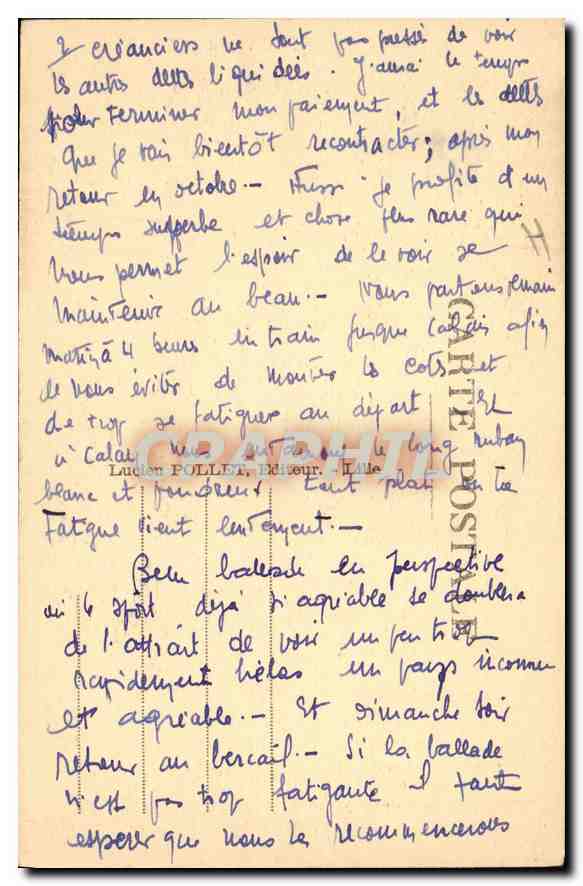 Colonne de la Grande Armée — Boulogne-sur-Mer — L. P. 35 — Verso