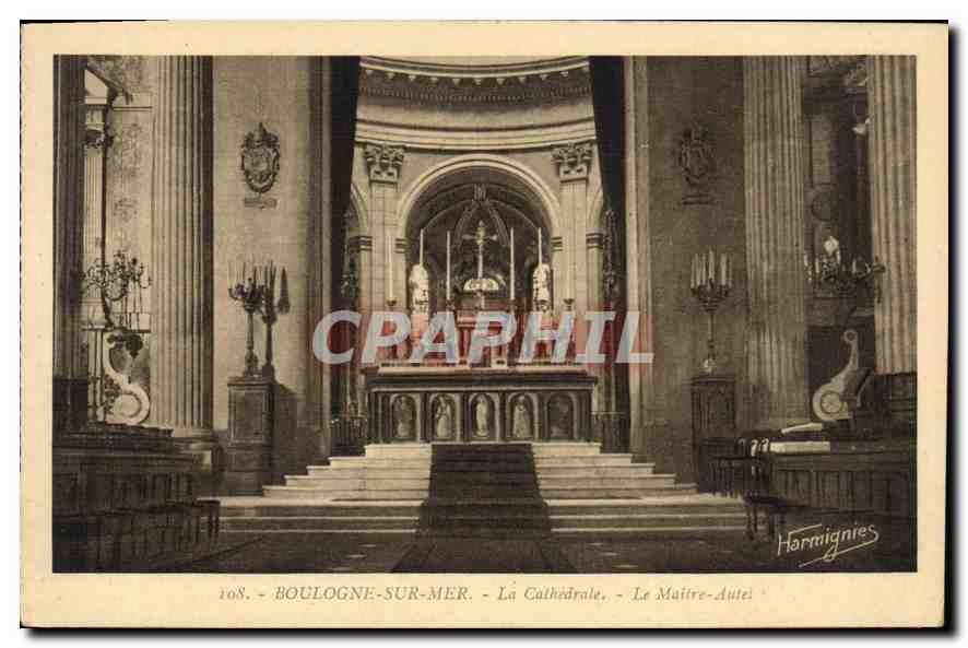 Boulogne-sur-Mer - La Cathédrale - Le Maître-Autel